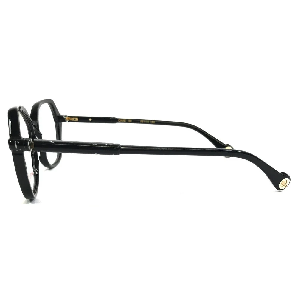 Etnia Barcelona Eyeglasses Frames CIANE BK Black Geometric Full Rim 53-15-138